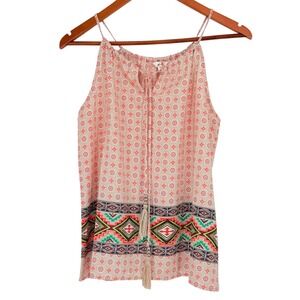 Norah Spaghetti Strap‎ Camisole Southwest Pattern Women's Size Medium